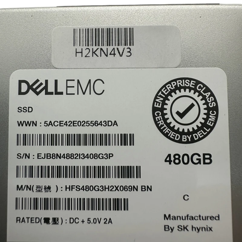 SSD 480GB Hard Disk Drive 2.5 Inch DELL SATA Hard Drive SSD
