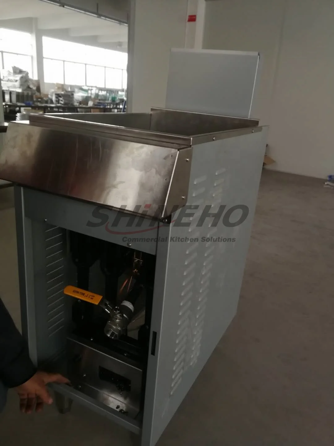 
KFC 3/4 Burners Commercial Chicken Fish Frying Fried Open Deep Gas LPG Gaz Chips Potato Fryer 