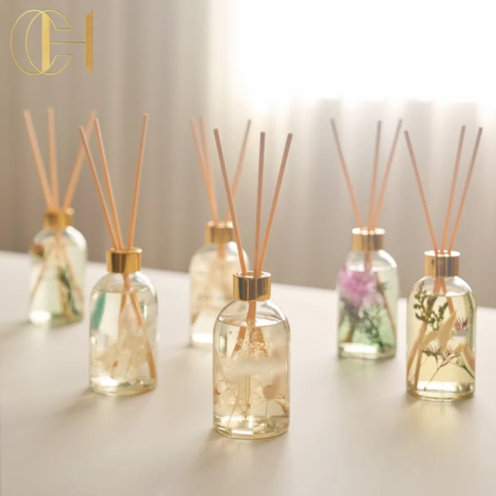 C&H Independent Design Essential oil Air freshener Perfume Colorful Reed Diffuser