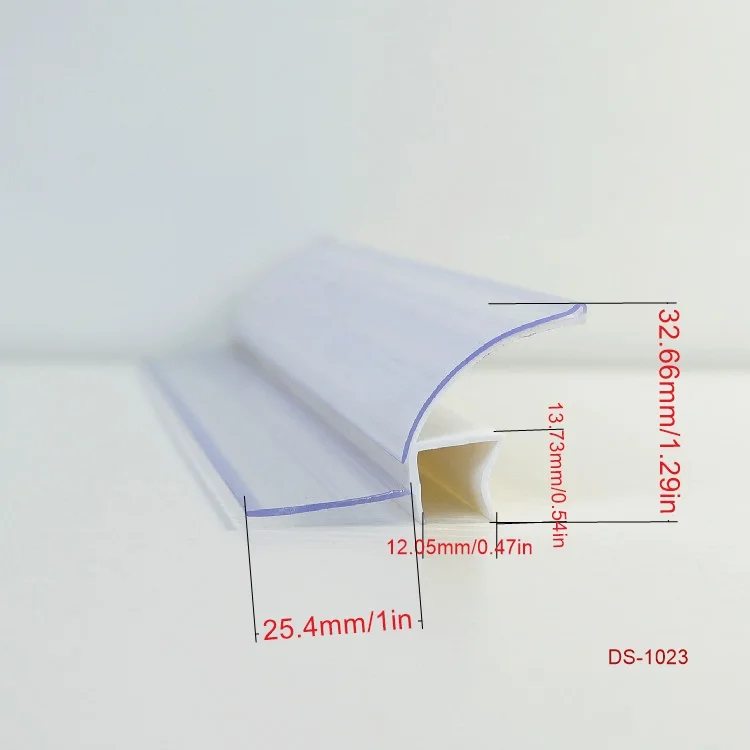 Plastic Data Strip for Single Wire snacks Shelves
