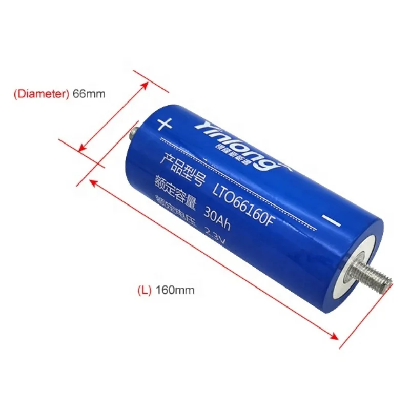 Оригинальный Yinglong LTO аккумулятор 45ah 35Ah 2 3 V титанатный 66160 30Ah литий-титанатный Аккумулятор для продажи