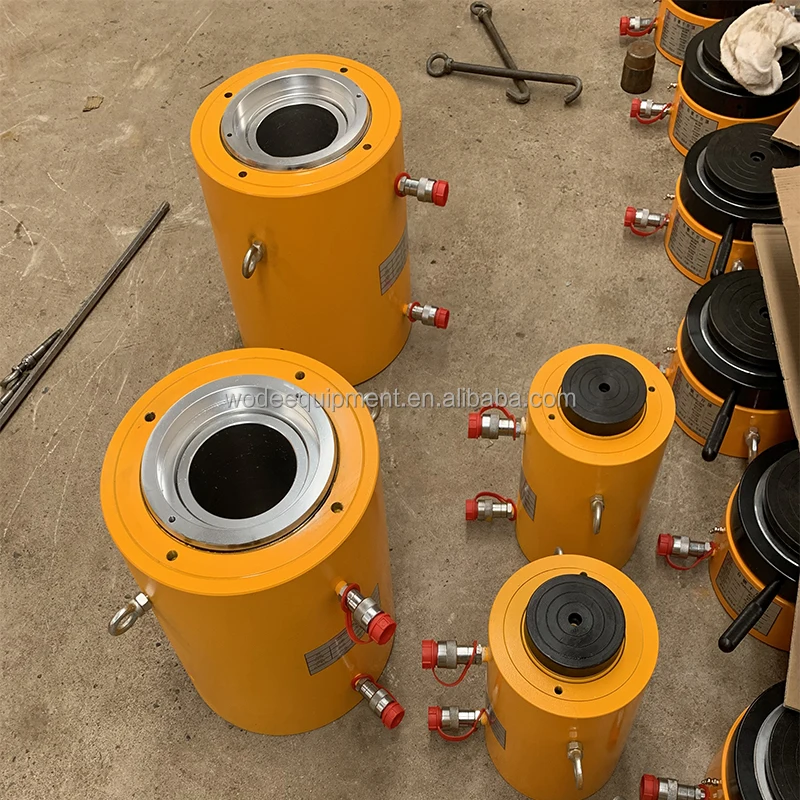 WODETEC 22 65 110 150 200Post tension Prestressed Hydraulic Jack YDC Hollow Hydraulic Jack