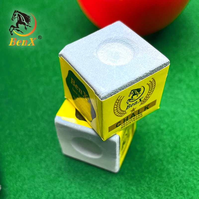 BenX Pool Chalk Cubes Pool Table Accessories Pool Cue Chalk A grade customized color & brand
