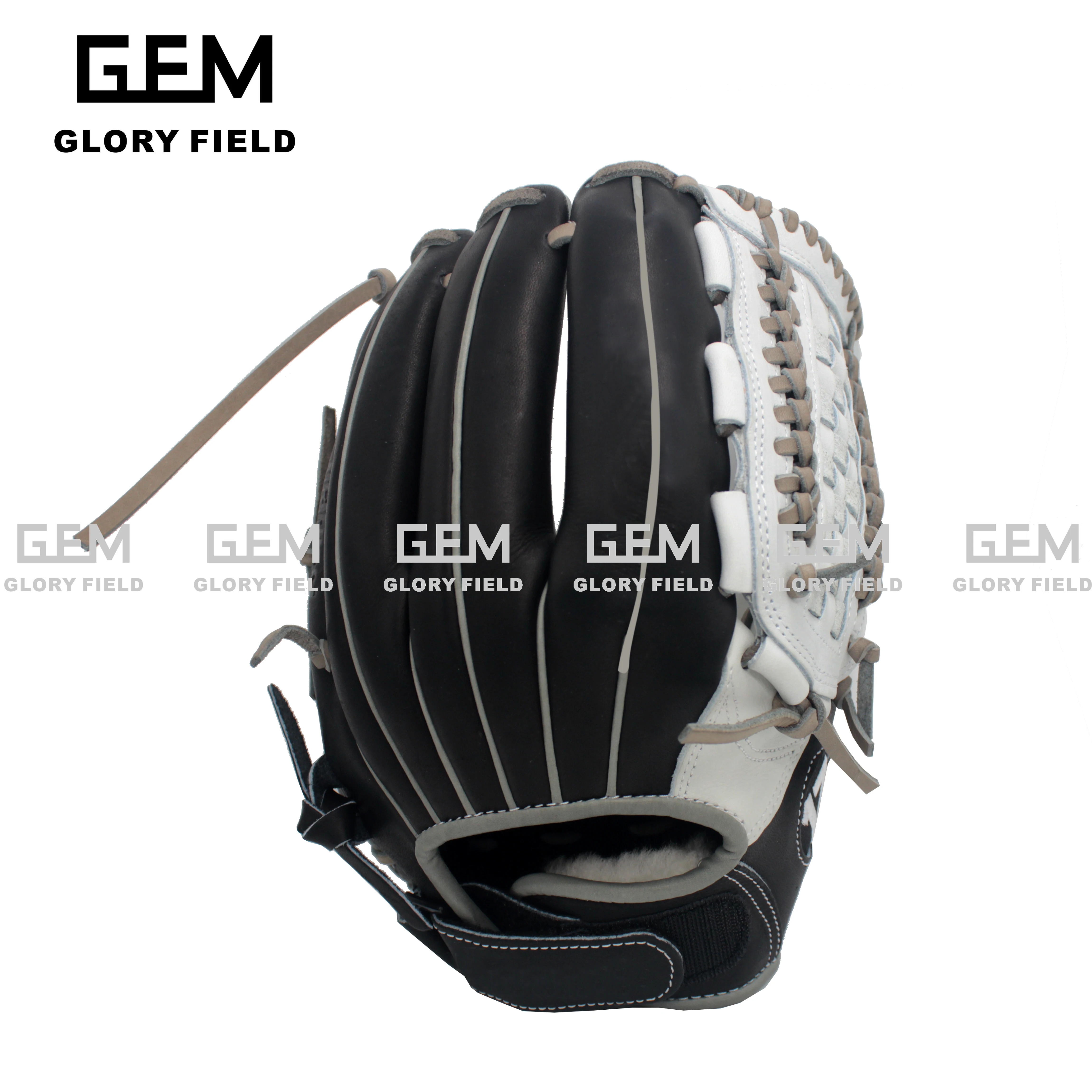 Custom  US Steerhide Baseball Gloves Pitcher Velcro Wrist Gloves