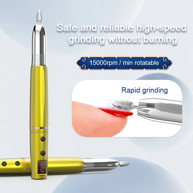 Professional Custom Portable Electric Manicure Machine Nail File Nail Tools 11 Drill Bits Efile Nail Drill Machine