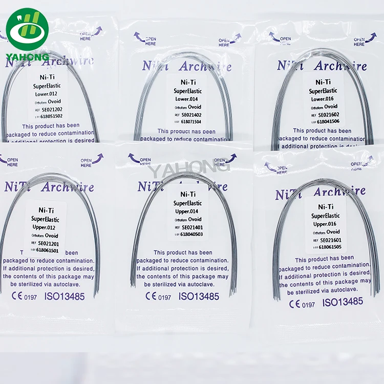 Dental Product Niti Orthodontic Arch Wire Flexible Dental round Archwires for Dentist