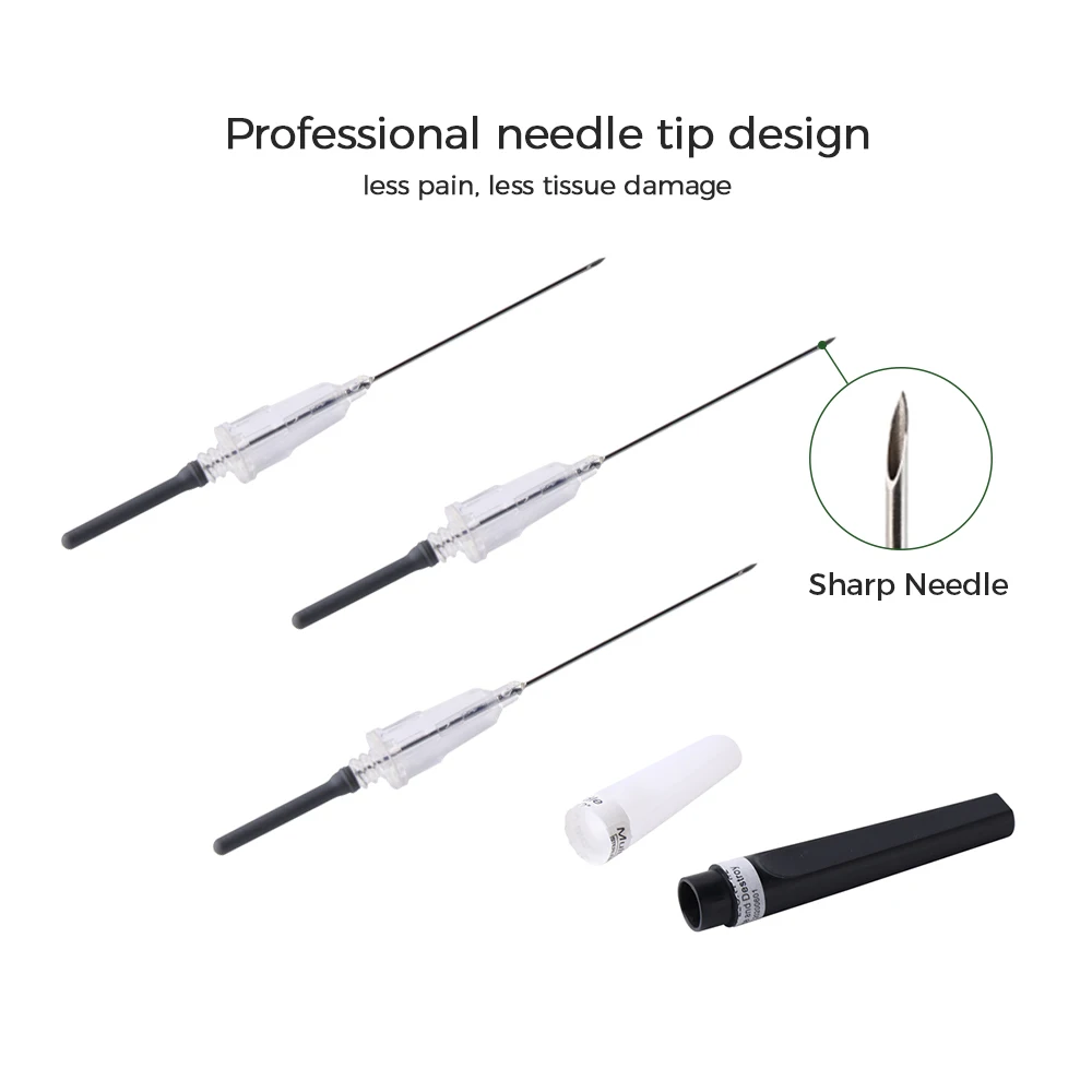 KDL Pen Type Visible Blood Flashback Customized Logo 21G 22G 23G Blood Collection Needle