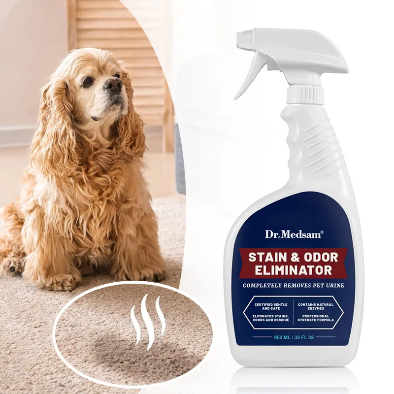 OEM Wholesale Deodorant Pet Bottle Customizable Size Logo small animal deodorizing spray For Dogs And Cats