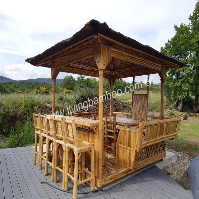 Комбо 3 в 1-обеденный стол-бар-беседка для отдыха