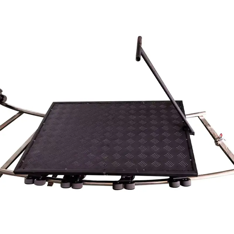 Professional Payload 200kgs Manual Camera Track Dolly With 24 Wheels for Video Camera