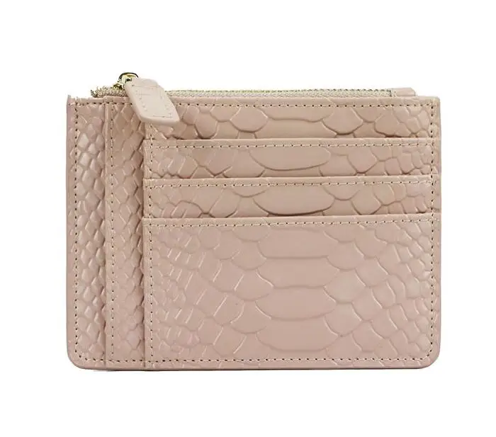 Wholesale pattern card holders wallet men women genuine leather card holder