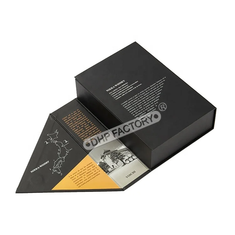 High End Vintage Paperboard Book Style Magnetism Hairdressing Scissors Gift Set Packaging Box with Insert