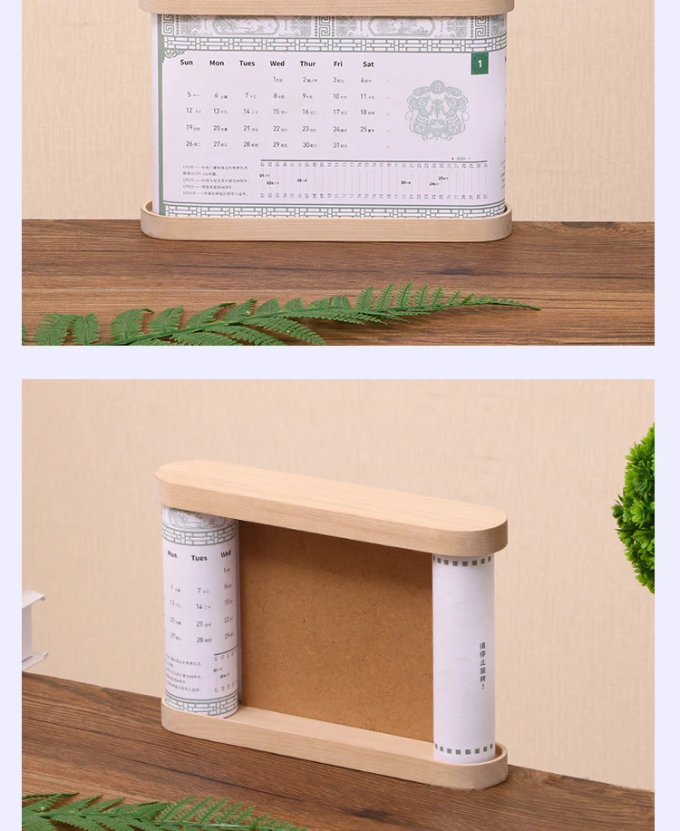 Wholesale Factory Creative Rotate Style 2025 Calendar Table Calendar 3D Calendar