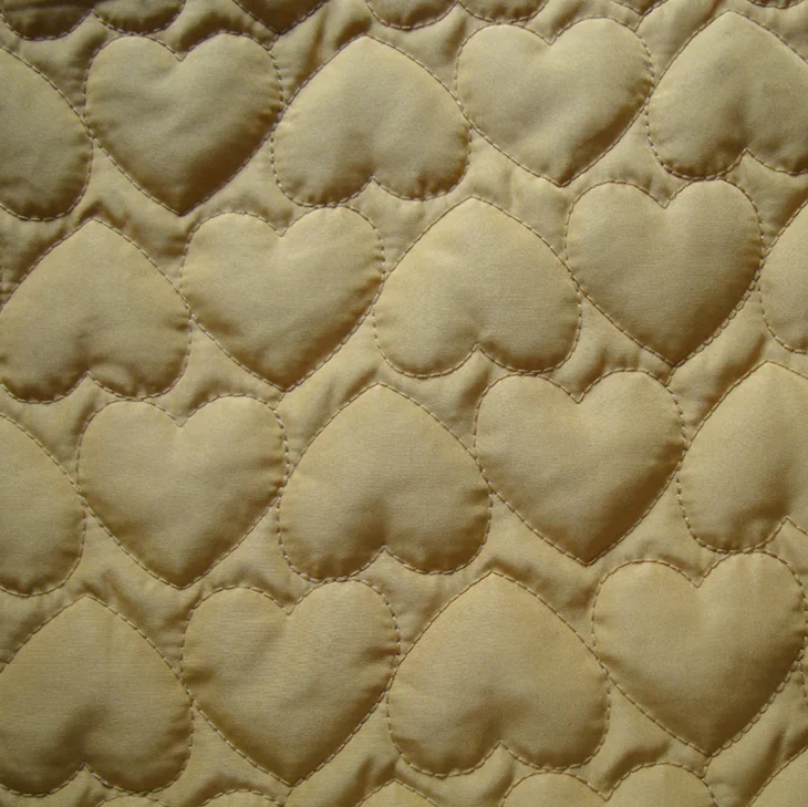 custom design quilted bag sewing waterproof quilted satin fabric for home textile