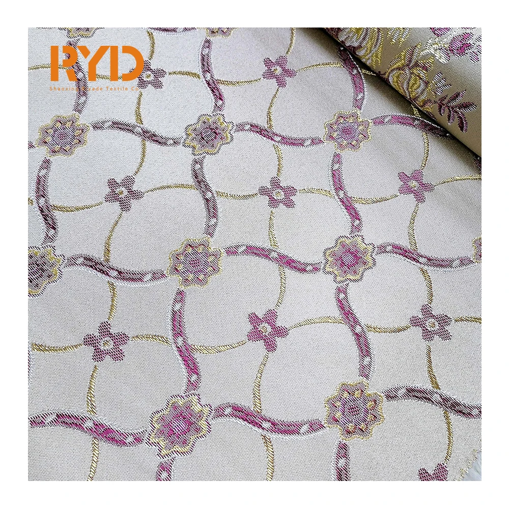 100% polyester 2021 Jacquard Velvet upholstery for Cushion