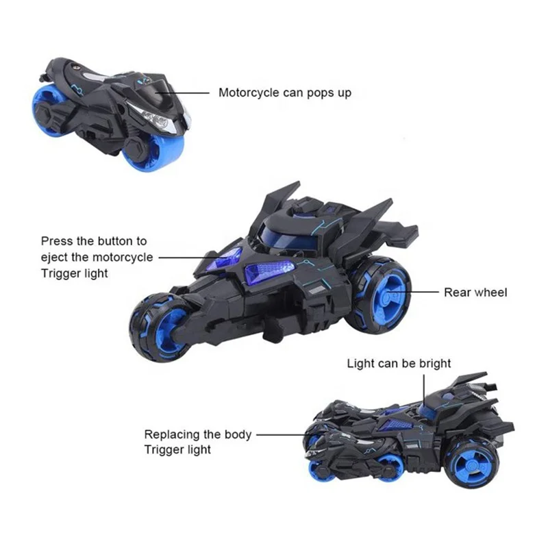 Collection Eject Die-Cast Pull Back Catapult Chariot Car Metal Race Motorcycle Vehicles Diecast Model Car Toy for Kids