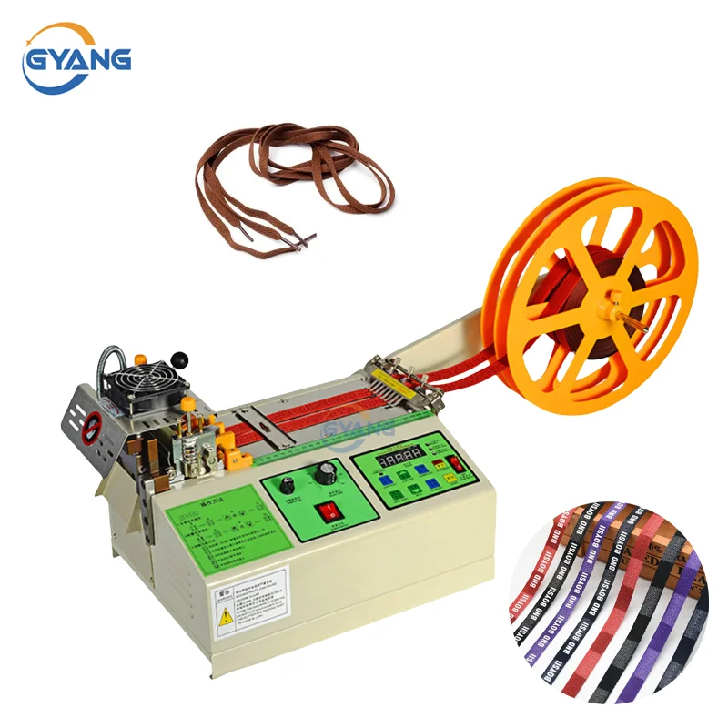 Автоматическая машина для резки лентой GYANG, Автоматический Горячий Нож, косая угловая лента для кожевенного ремня, ленточный резак
