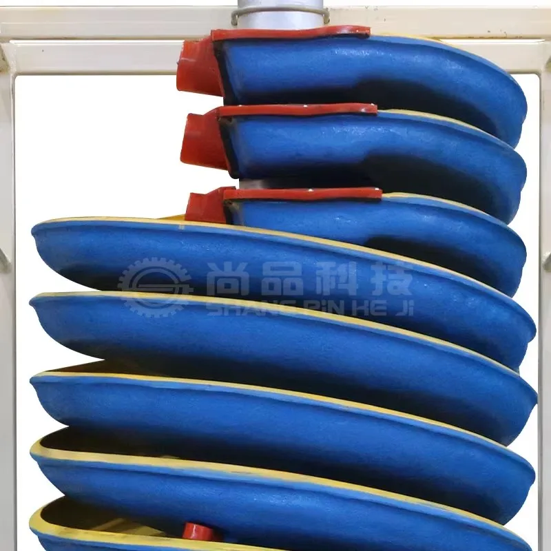 FRP Spiral Chute Separators Mining Chromite/Gold/Coal Lightweight High Strength Corrosion Resistance Gravity Separation