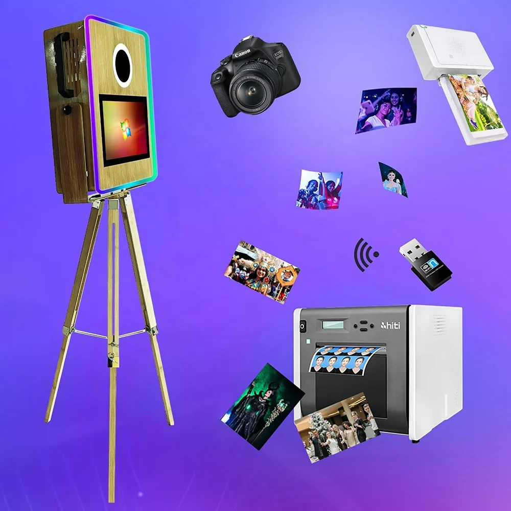 New Product 15.6 Inch Touch Screen DSLR Camera Photo Booth Party Selfie Photo Booth With LCD Screen