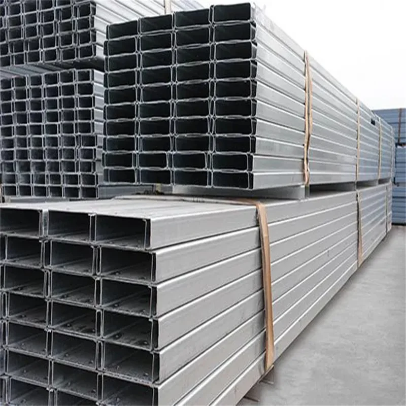 Building steel structure manufacturers produce cold-rolled c purlin channel