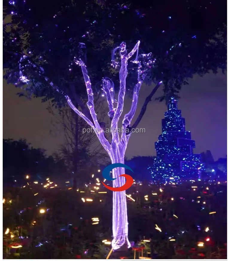 Top Quality Factory Price RGB Outdoor Mesh Led Cold Fibre Optic Net Light Fiber Optic Mesh Waterproof Lighting