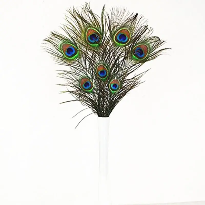 wholesale Natural Real Peacock Feathers For Crafts 10-80cm 50-100-200pcsDIY Home Hotel decor room vase Wedding decoration plumes