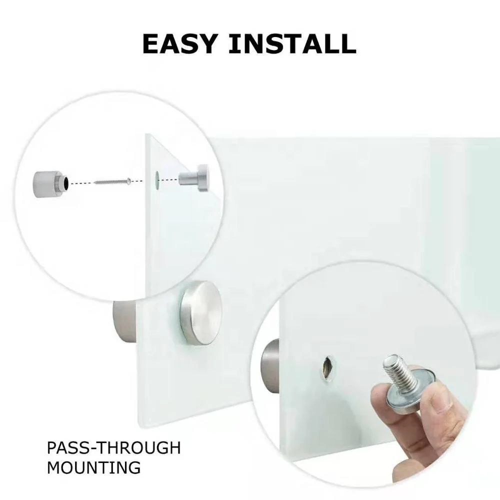 Flexible Magnetic Glass Whiteboard  With Frameless Design Easy to Install  For School Office and Kids Using Noticeboard