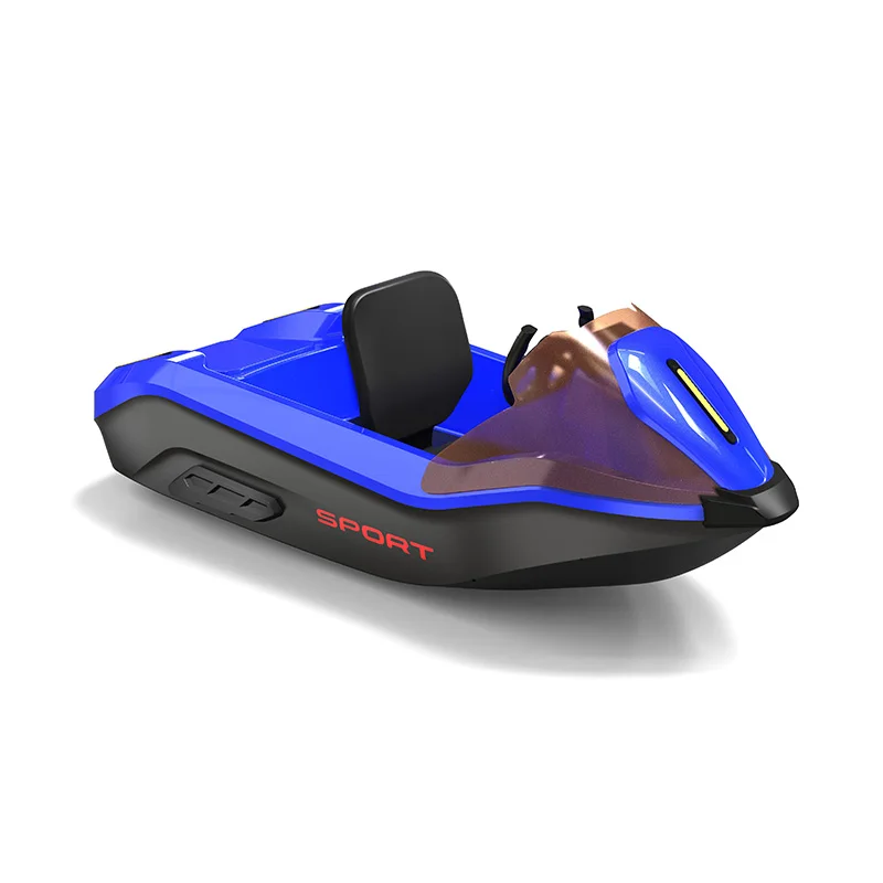 2024 Ocean Mini Jet Ski 15000W Powered 60Km/h Speed Small Boat Family Holiday Entertainment Go Skating Electric