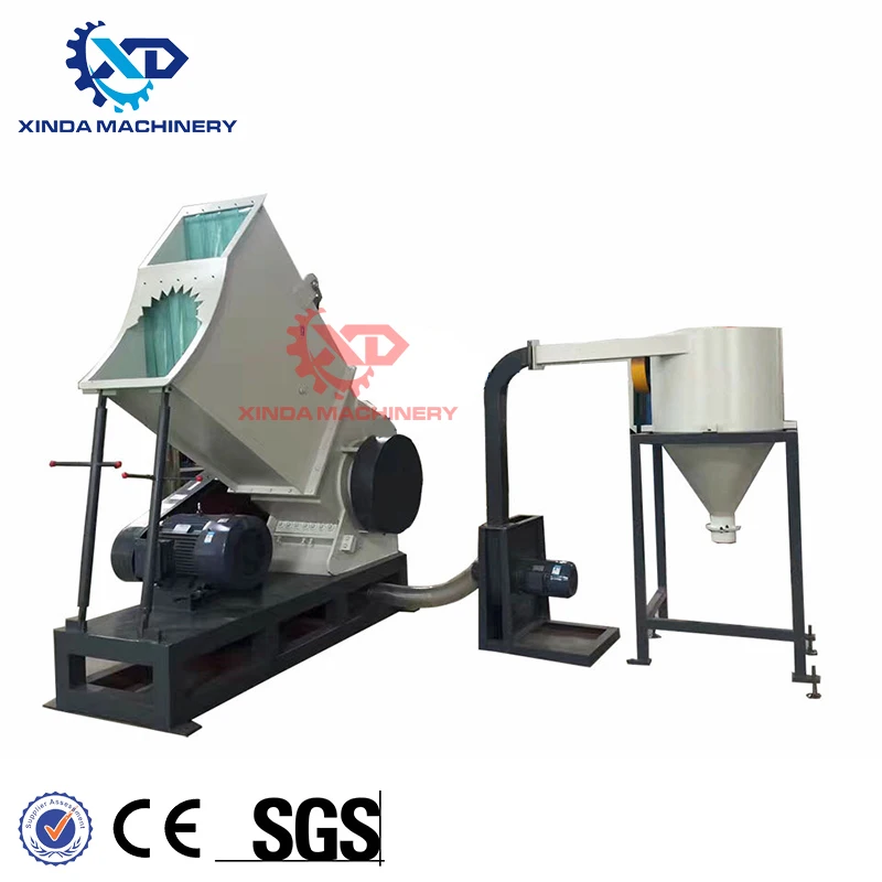 CE SGS Verifited automatic shedder and crusher for plastic recycling