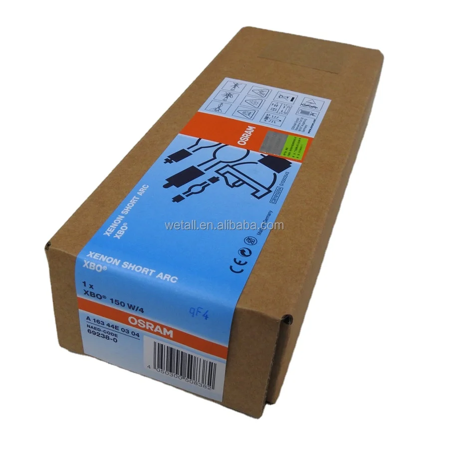 XBO 150W/4JASCO Fluorescence Spectrometer Analysis Instrument Short Arc Xenon Light Curing Lamp