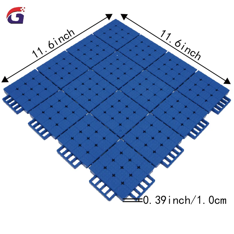 Modular Plastic Tiles Interlock Outdoor