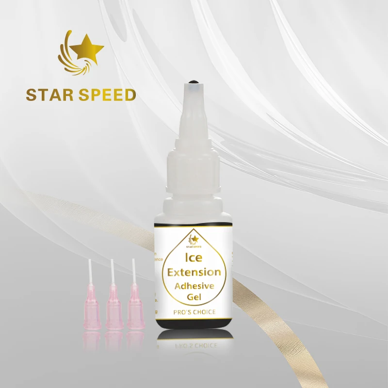 Star Speed Ice Natural hair extension gel  extension adhesive kit hair gel activator remover  human hair ice extensions