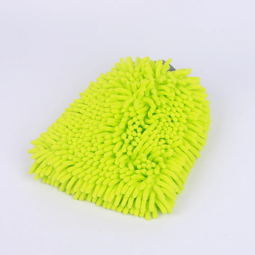 ZM0014 mitt  Direct factory selling microfiber quick dry chenille mitt for car cleaning and house clean hot sale