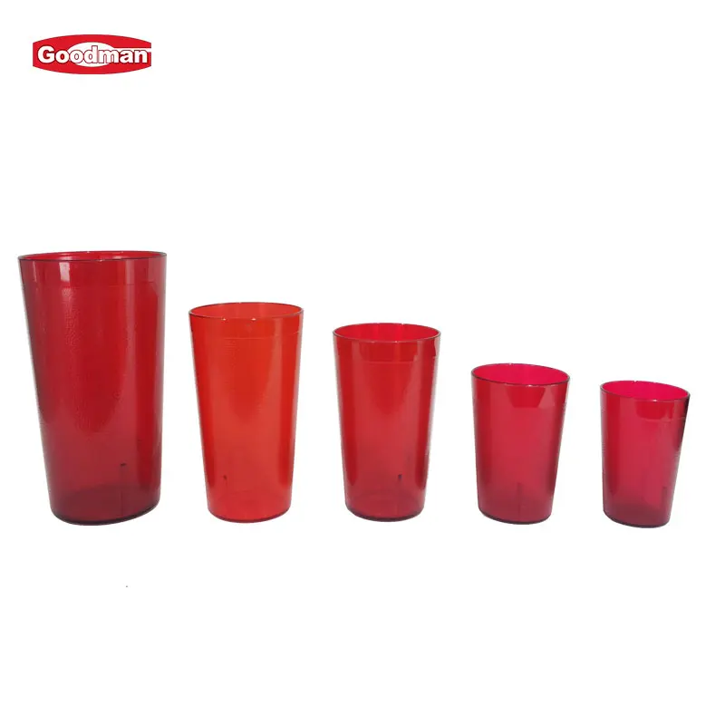 Wholesale reusable plastic beverage cup colorful custom tumbler cups
