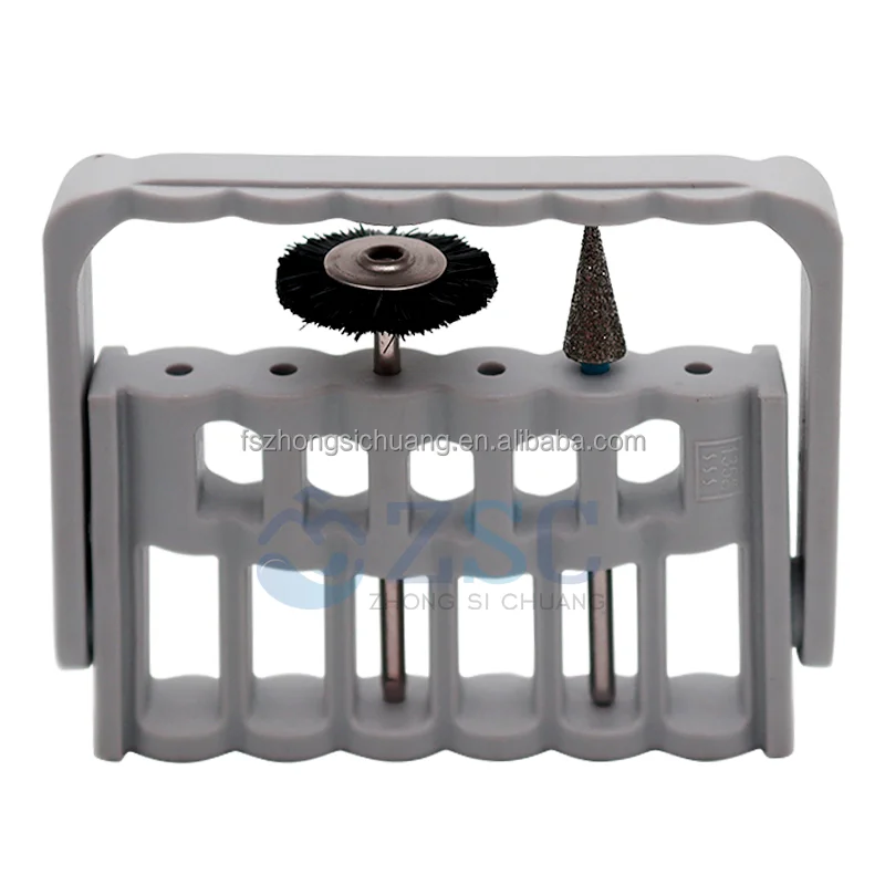8 Hole Endo Box/China factory plastic Disinfection Dental burs box/Autoclavable dental bur holder