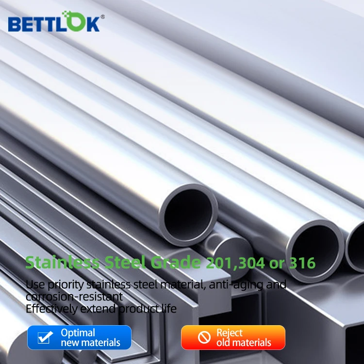 High Quality Self-locking stainless steel cable zip tie 4.6MM 7.9MM width 100-1500MM length 304 316 material Pack of 100 Pcs