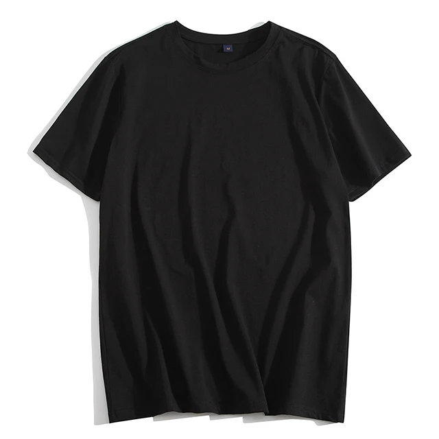 cotton bamboo spandex oversize blank t-shirt