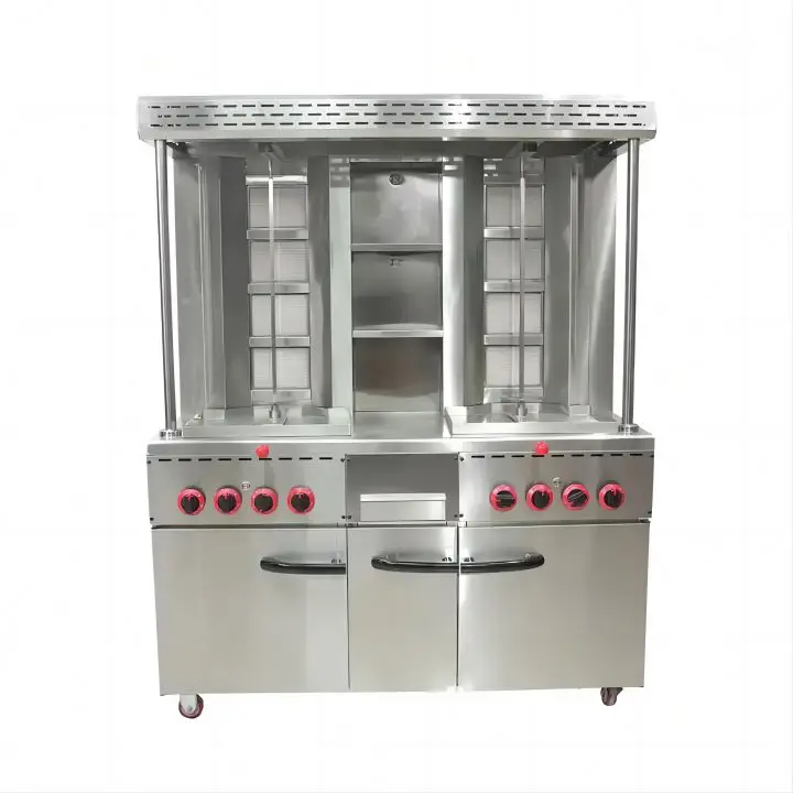 Conveyor Kebab Grill Machine Engine Gaucho Charcoal Elektric Pressing Persian Gas Doner Wood Flamemaster Slicer Food Truck