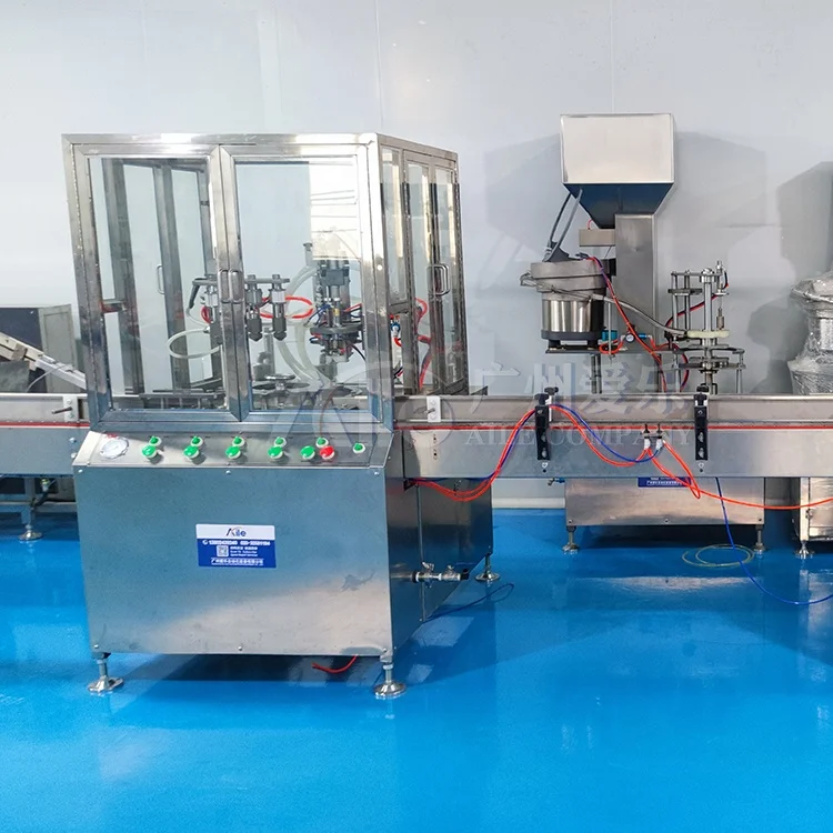 Automatic aerosol refill spray cans filling machine toilet cleaning spray filling machine