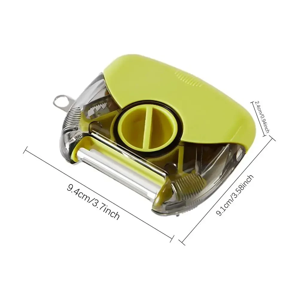 3 in 1 Multifunctional Rotary Vegetable Peeler Carrot Veggie Kitchen Tool for Peeling and Slicing Fruits peeler