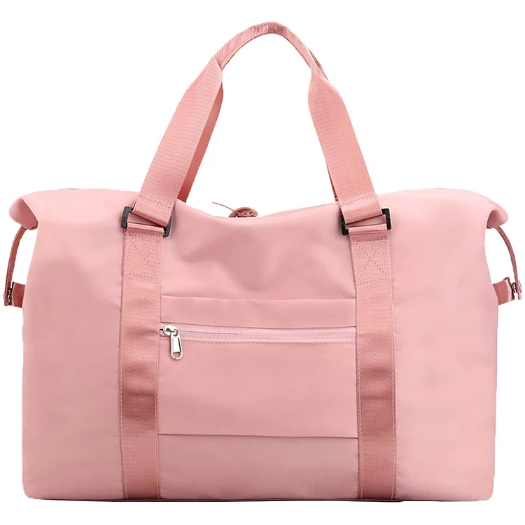 Weekender Girls Duffel Bags Tote Custom Sublimation Logo Travel Pink Duffle Bag for Women
