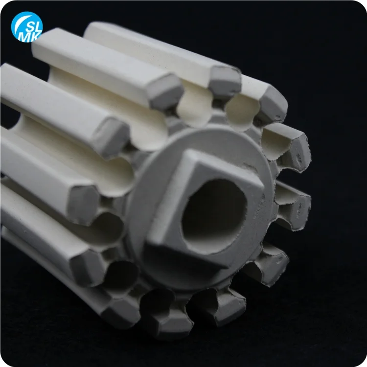high heat resistance refractory customized electrothermal ceramic cordierite bobbin heater