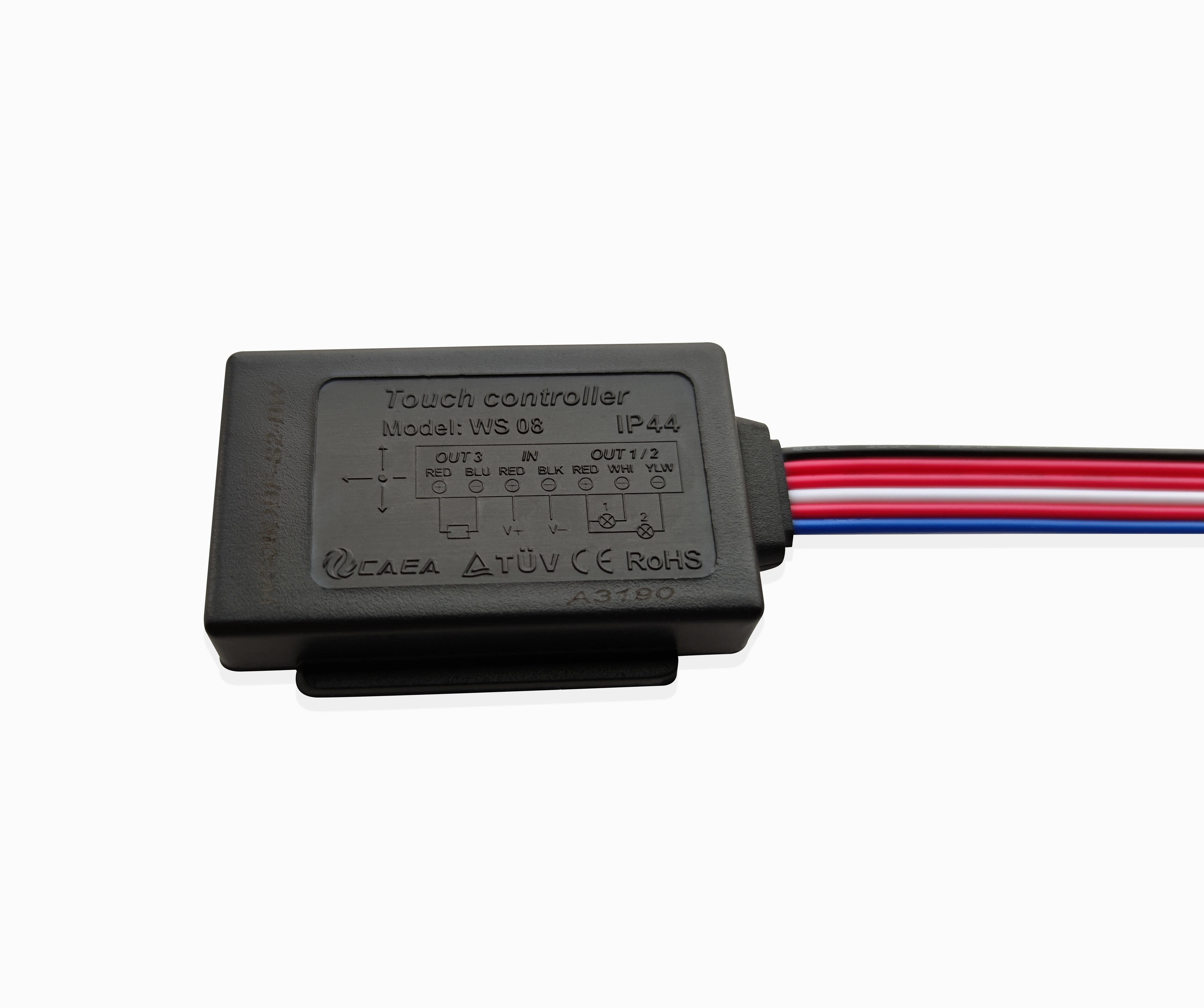 Brass Frame Mirrors Components Tidy Case Light Mirror Touch Dimming Sensor Switch Flowing Led