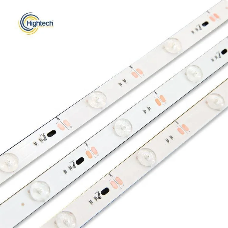 SMD2838 DC 12V  Strip Light Aluminum Diffuse Reflection LED Strip Rigid aluminum 12v led bar with Lens for Advertising Light Box