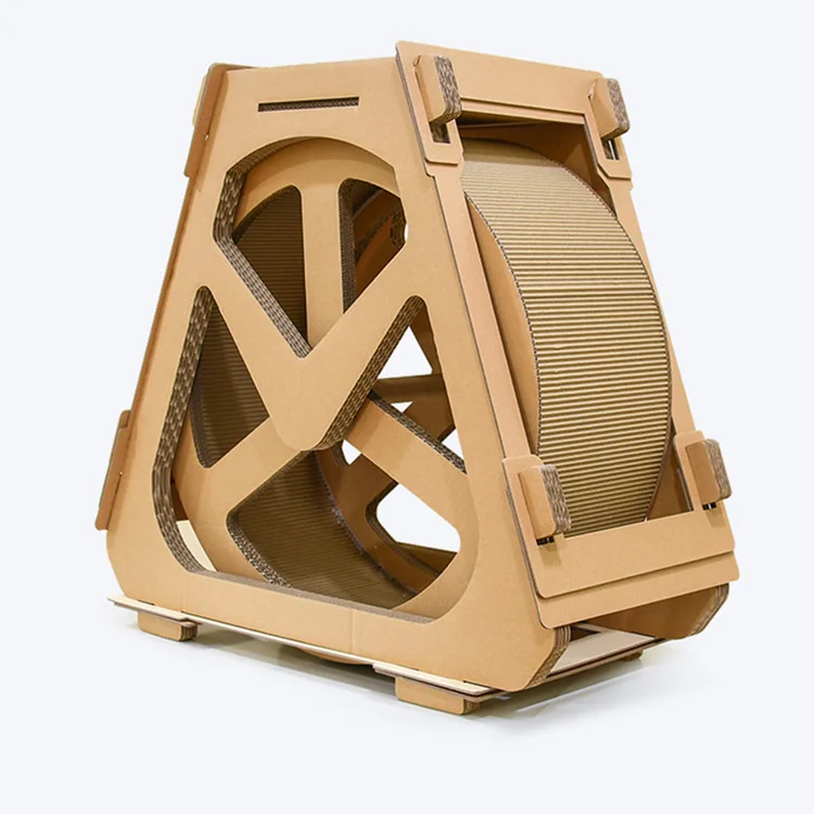 MewooFun New Corrugated Treadmills Ferris Cat Exercise Waterwheel Cat Scratch Board