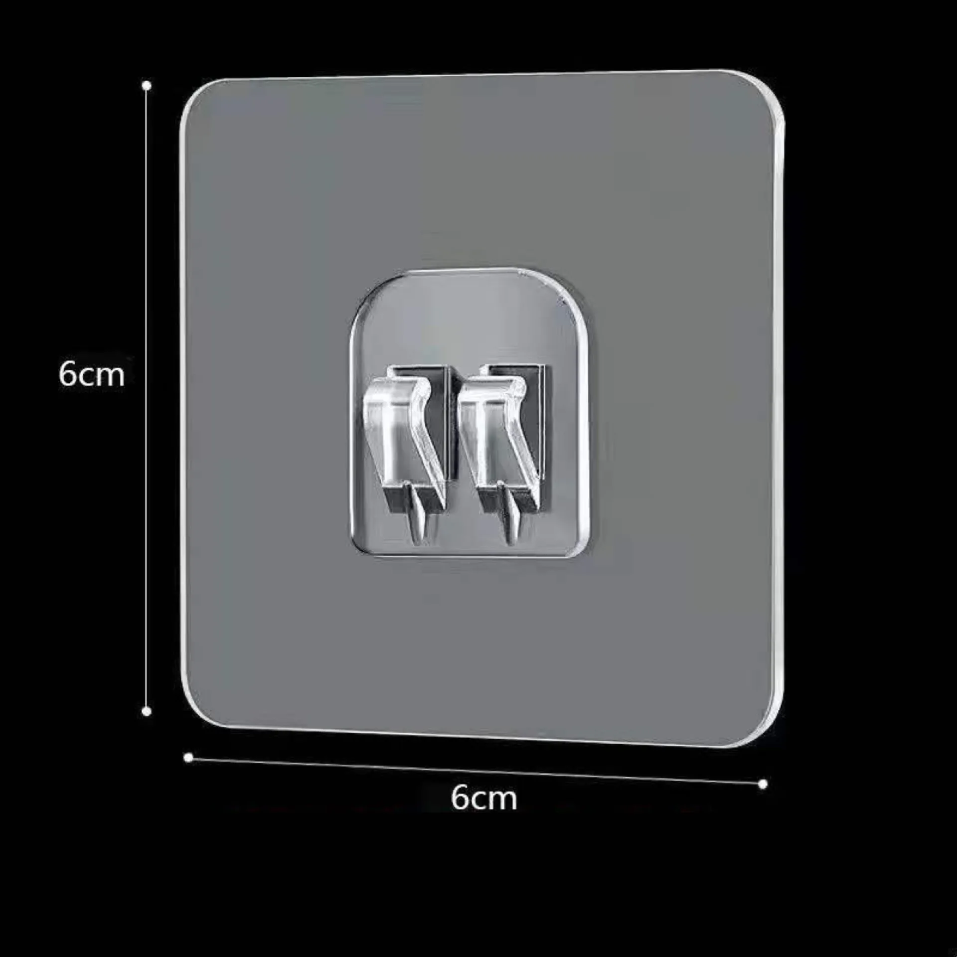 Factory wholesale custom traceless patch adhesive hook acrylic auxiliary adhesive sheet strong punch-free clip hook accessories