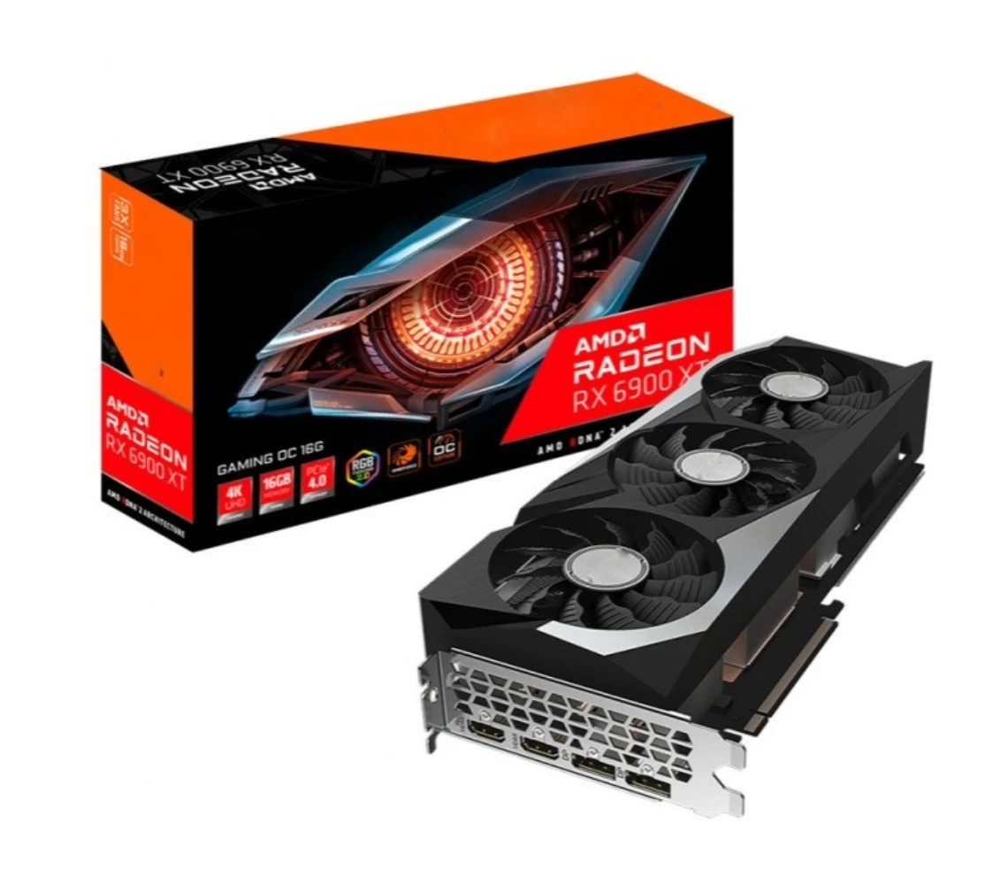 Поставщик видеокарт Radeon RX 6900 XT GAMING OC 16G компьютерный игровой графический процессор