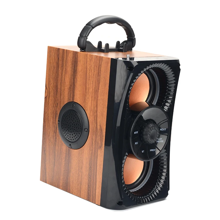 New Product Hot Selling Retro Bh Wood DC 5v 1A 1500MAH BT5.0  1a Speakers Home Speakers portable speaker