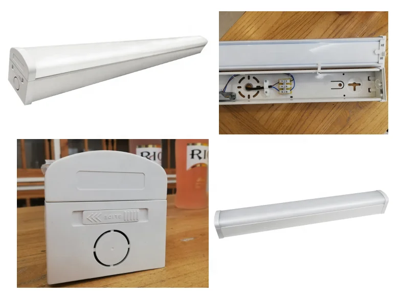 
Hot sales IP20 LED batten lights 2ft/4ft/6ft/8ft batten led light emergency optional CCT 