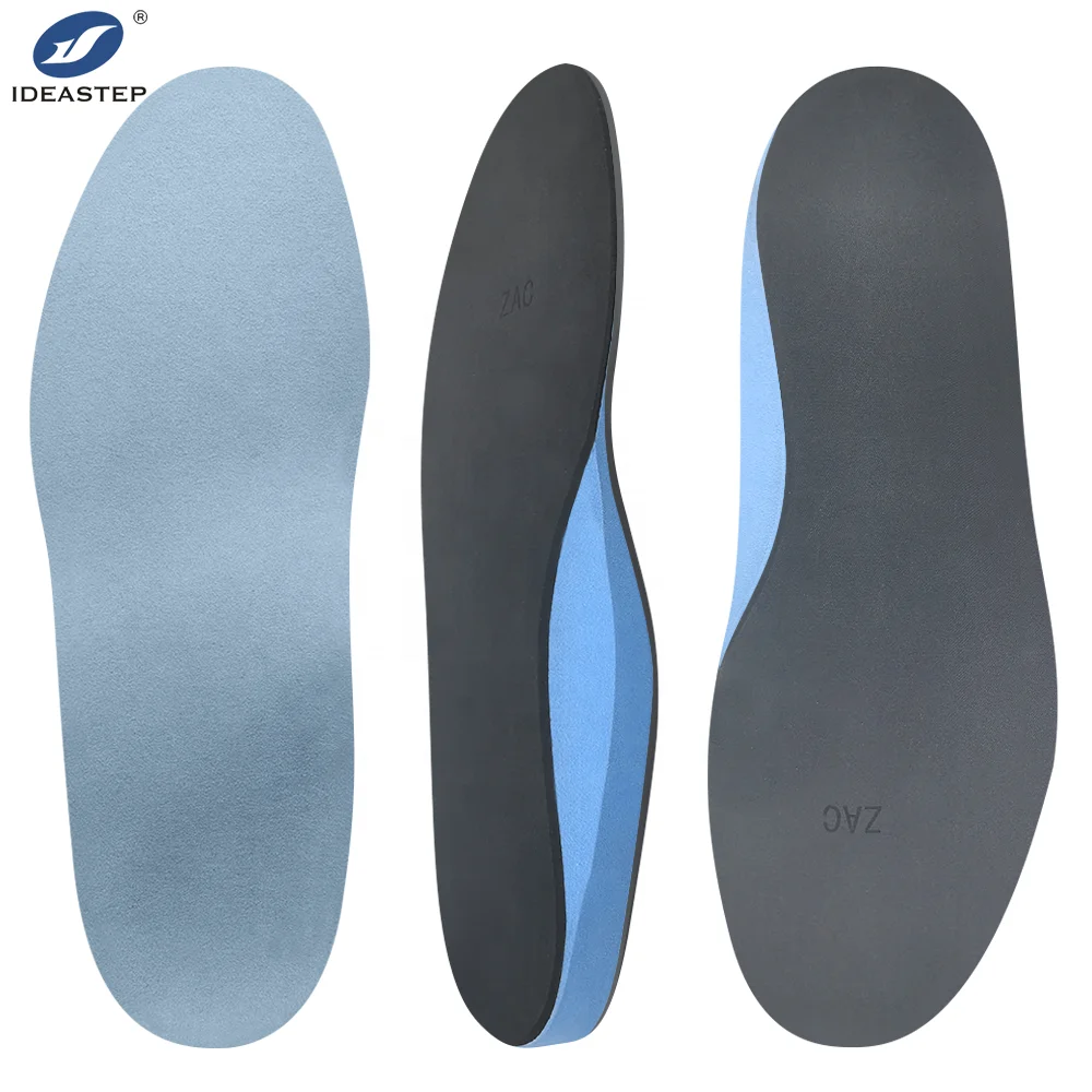 IDEASTEP Customized Laminated Eva Blocks Footwear Arch Support Orthopedic Personalized Milling Insole For Shoes